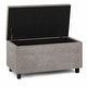 preview thumbnail 124 of 128, WYNDENHALL Essex 34-in. Wide Rectangular Storage Ottoman