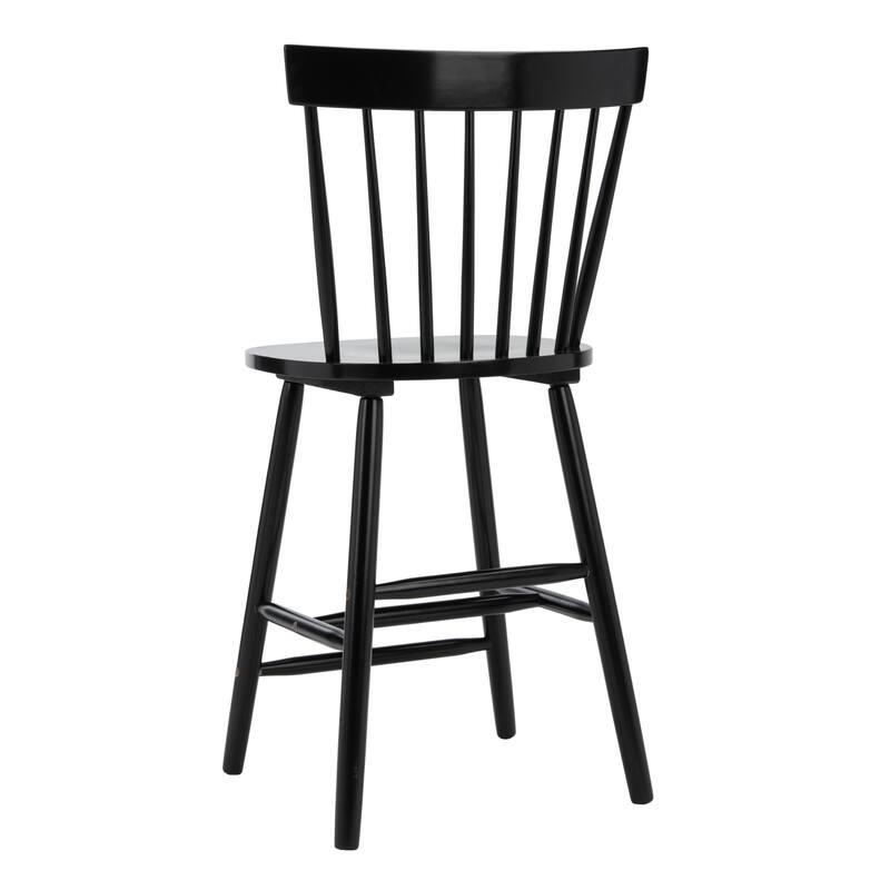 SAFAVIEH Biddie 24-inch Spindle Farmhouse Counter Stool (Set of 2) - 20" W x 21" D x 39" H - 20"W x 21"D x 39"H