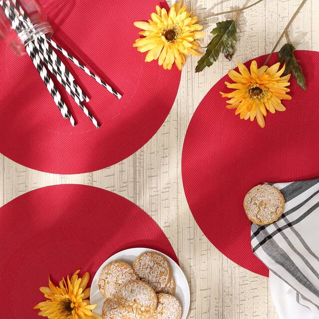 Design Imports Silver Doubleframe Kitchen Placemat Set (Set of 6)