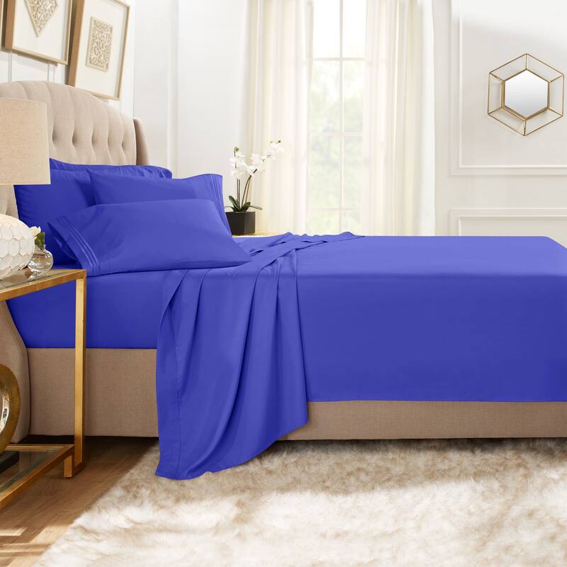 Empyrean Hotel Luxury 6 Piece Sheet Set - Super Soft Bedding Sheets & Pillowcases
