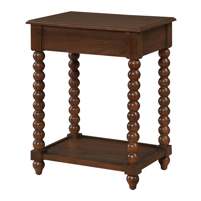 Elise Side Table in Black Finish
