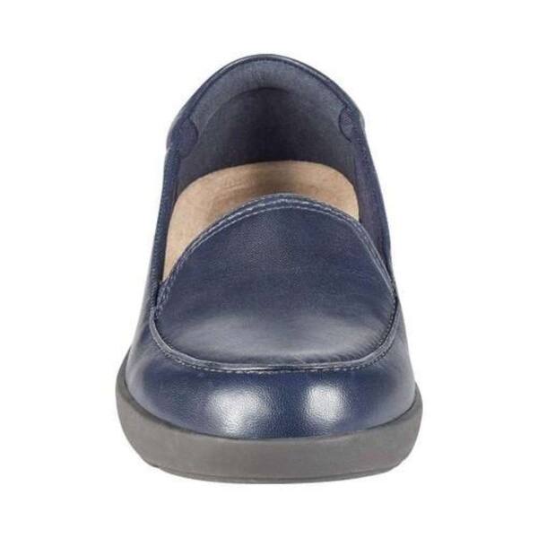 Shop Easy Spirit Womens Karin Leather Closed Toe Loafers