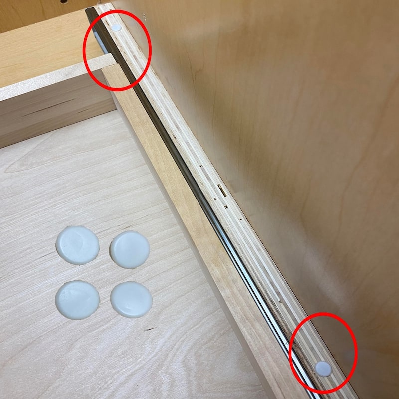 Couver Soft-Close Bottom Mount Cabinet Shelf Pull-Out Wood Drawer Storage