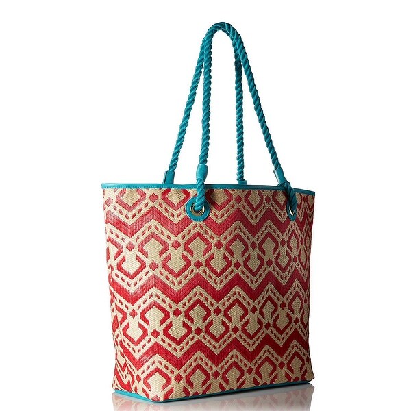 woven beach tote