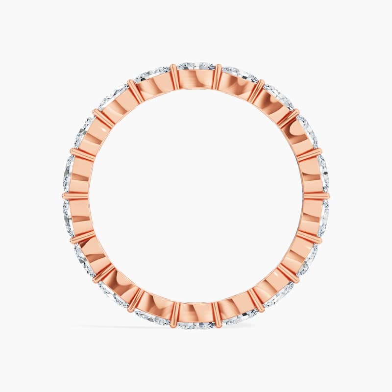Auriya 14k Gold Oval East-West Lab Grown Diamond Eternity Band 1.80 - 7.50 ct. tw. (F-G, VS)