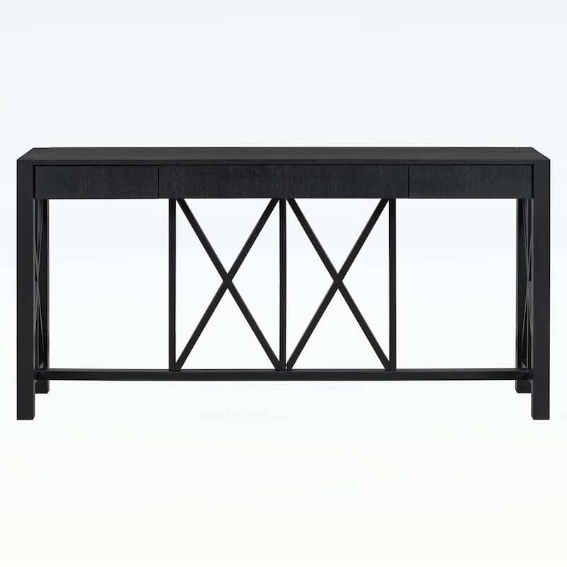 Modern Entryway Table with Open Bottom Storage for Living Room,Kitchen,Dining Room,Hallway
