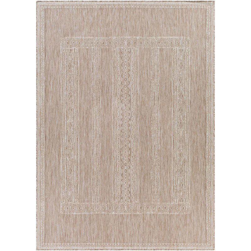 Livabliss Yadgar Subtle Stripes Indoor/ Outdoor Area Rug