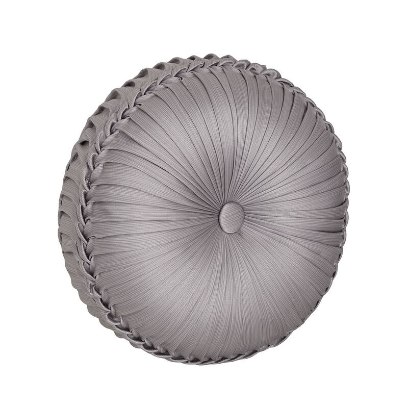 J. Queen New York Mary Tufted Round Decorative Throw Pillow