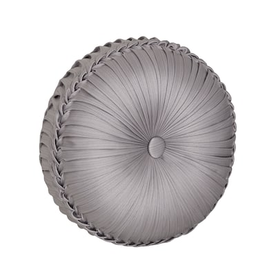 J. Queen New York Mary Tufted Round Decorative Throw Pillow