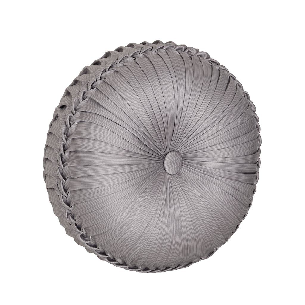 J. Queen New York Mary Tufted Round Decorative Throw Pillow