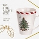 preview thumbnail 7 of 5, Spode Set of 2 Christmas Tree Peppermint Mugs with Spoons