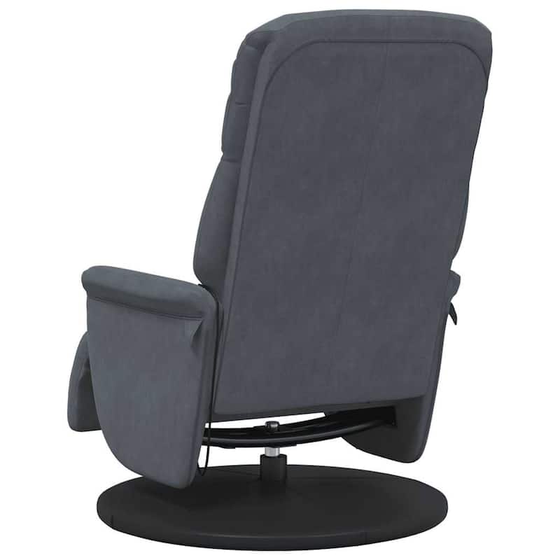 vidaXL Massage Recliner Chair Dark Grey