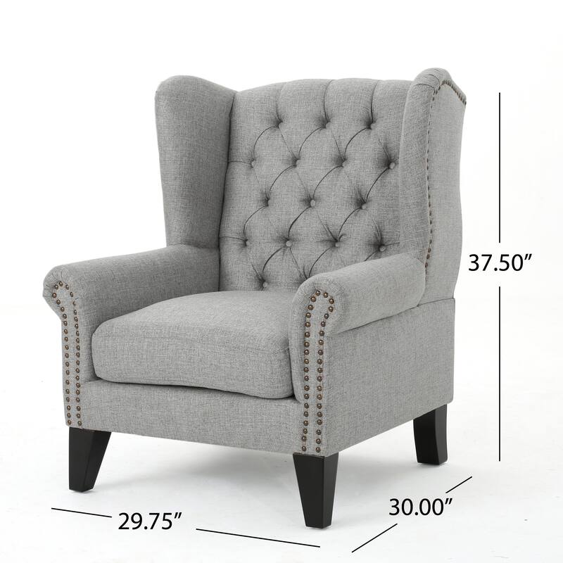 Modern Accent Wingback Chair, for Bedroom, Living Room