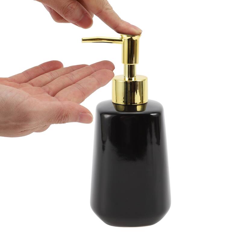 Cone Shape Simple Soap Pump Dispenser for Bathroom Hotel 300ml 1 Pcs