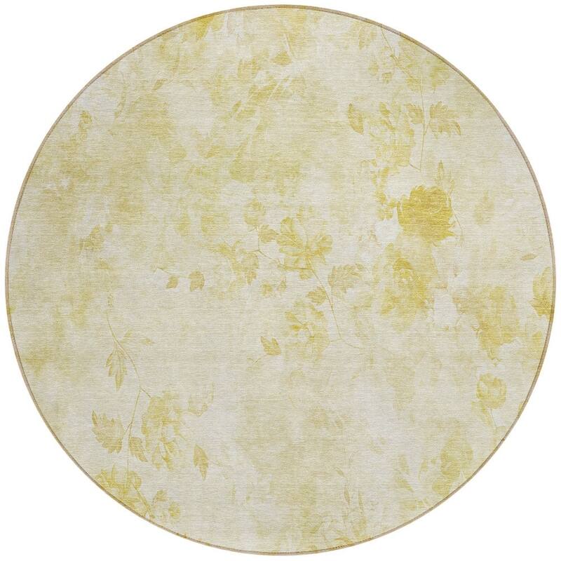 HomeRoots Floral Transitional Rectangle Outdoor Rug