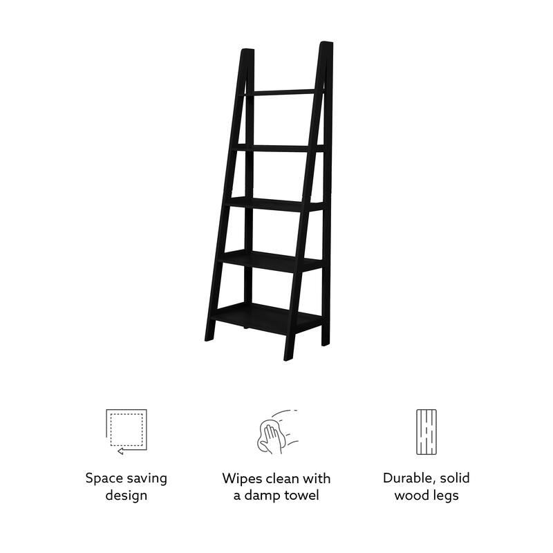 Freya 5-tier Ladder Bookshelf