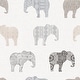 preview thumbnail 5 of 4, Galerie Wallcoverings Just 4 Kids 2 Elephants Motif Non-woven Matte Wallpaper Roll 33 feet x 21 inches - Grey