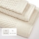 preview thumbnail 24 of 193, Linery & Co. Cotton Diamond Waffle Texture Bath Towels.