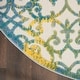 preview thumbnail 33 of 103, Nourison Aloha Transitional Scroll Indoor/Outdoor Damask Rug
