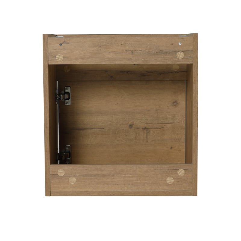 Bathroom Vanity With Sink In 16/18/23 Inch, Floating/Freestanding Bathroom Vanity With Soft Close Door