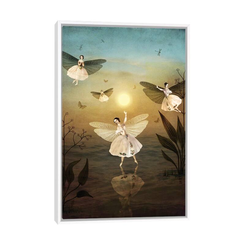 iCanvas "Sundance" by Catrin Welz-Stein Framed Canvas Print - White - 40x26