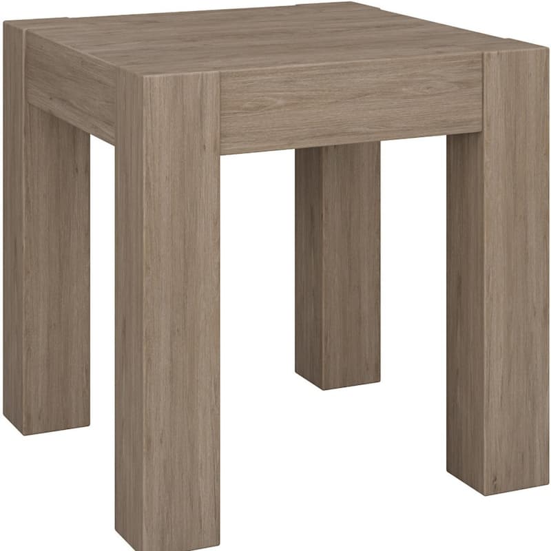 Wood Square End Table with 4 Legs 22 Inches MDF Wood - 22” x 22” x 22” (D x W x H)