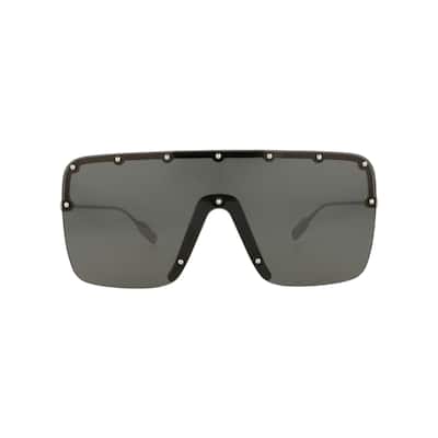 Gucci Shield-Frame Metal Sunglasses - NS