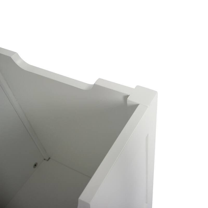 31.5"W Simple Wooden Toy Box