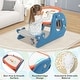 preview thumbnail 7 of 7, Convertible Kids Activity Table Set Toddler Easel with Erasable Whiteboard - 26.5” x 21” x 15.5” (L x W x H)
