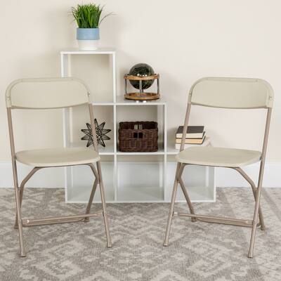 Plastic Folding Chair - 650LB Weight Capacity - Event Chair - 17.5"W x 18"D x 31.5"H - 17.5"W x 18"D x 31.5"H
