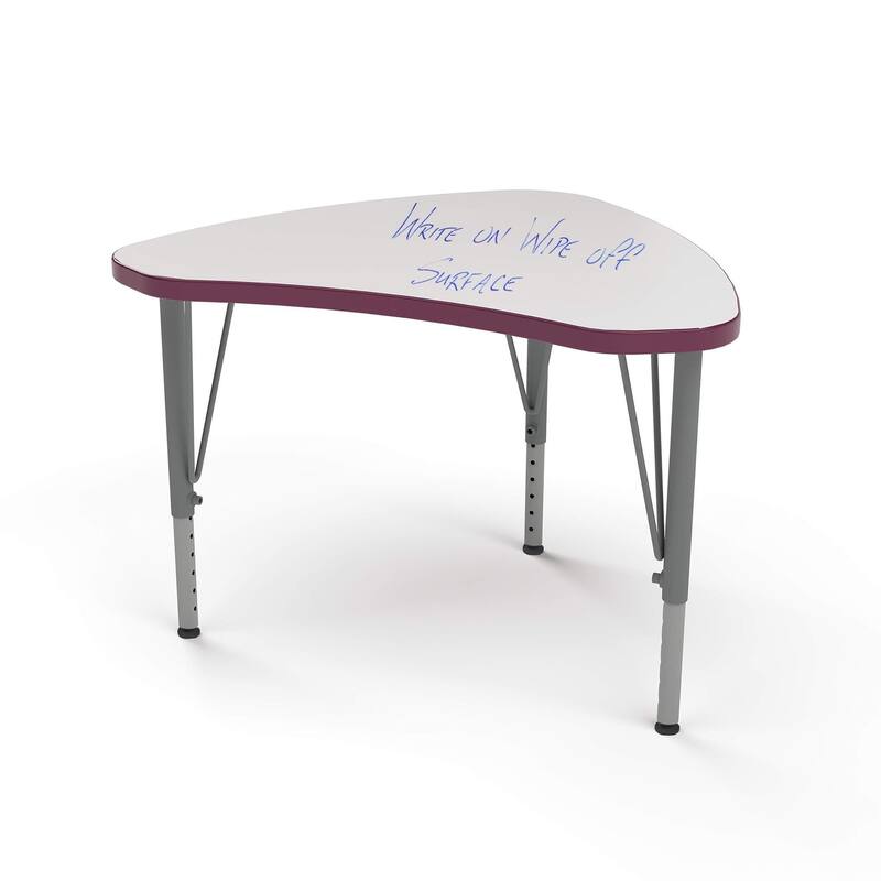 Tot Mate Versa Desk Shutter 29.5" x 23.5" Classroom Table Kids Desk, Write-On/Wipe-Off Dry Erase Top