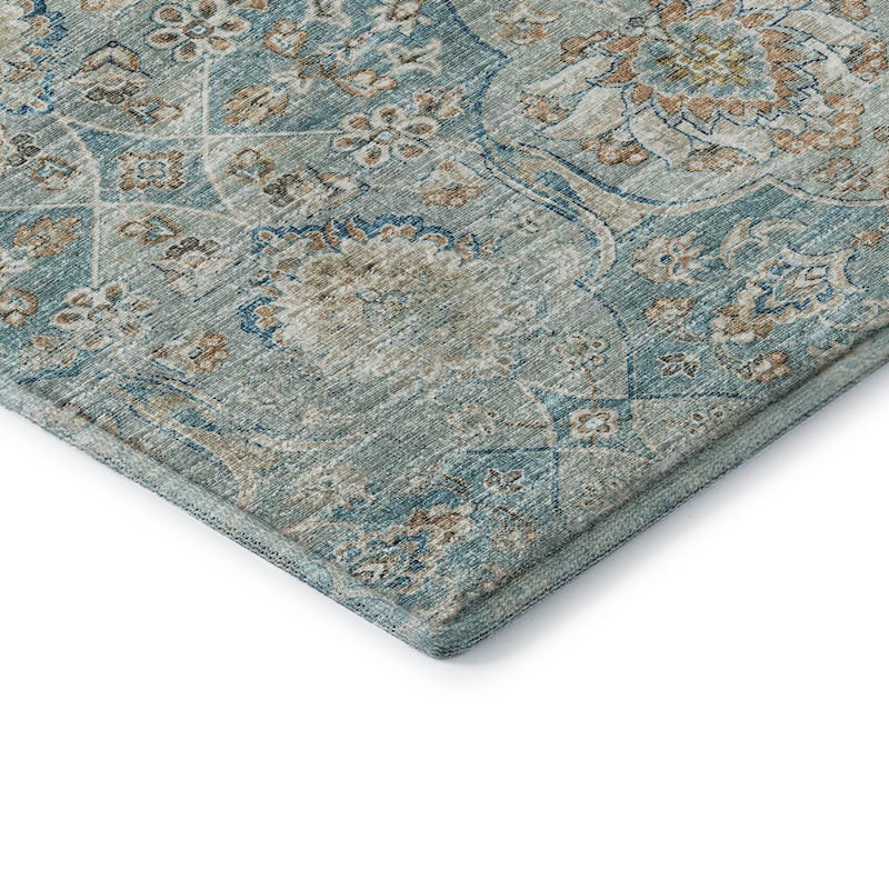Premium Washable Super Soft Traditional Damask Mayfield Rug