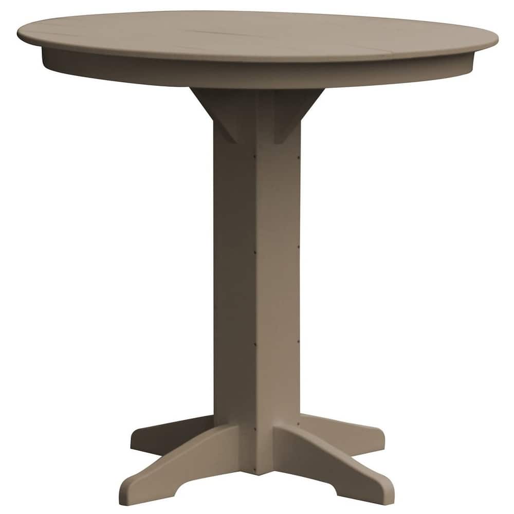 Poly Lumber Round Bar Table