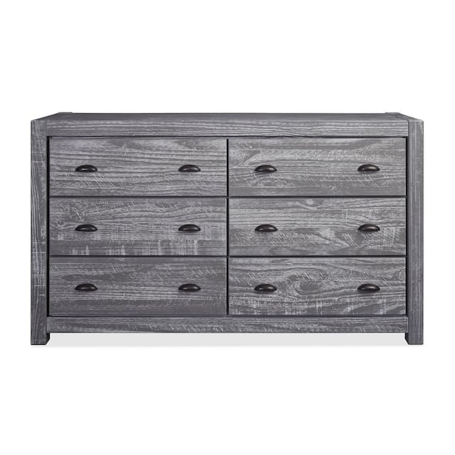 Grain Wood Furniture Montauk 6-drawer Dresser - Rustic Grey