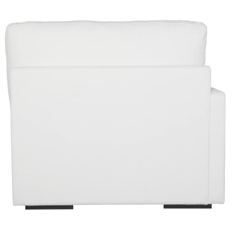 Refuge Solid Modular Left Arm Seat for Sectional Sofa - 43.25" - Arctic White