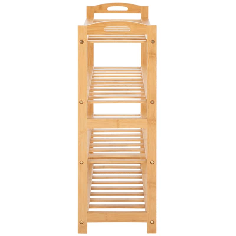 SAFAVIEH Avrora 4-Tier Shelf - 27" W x 9" D x 26" H - 27Wx9Dx26H