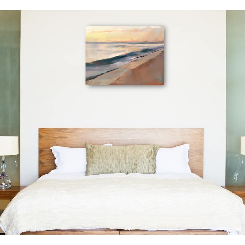 Tidal Glow By Studio Arts Canvas Art Print
