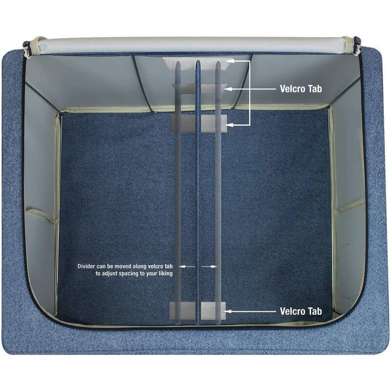 Sorbus Two Section Storage Chest and Boxes