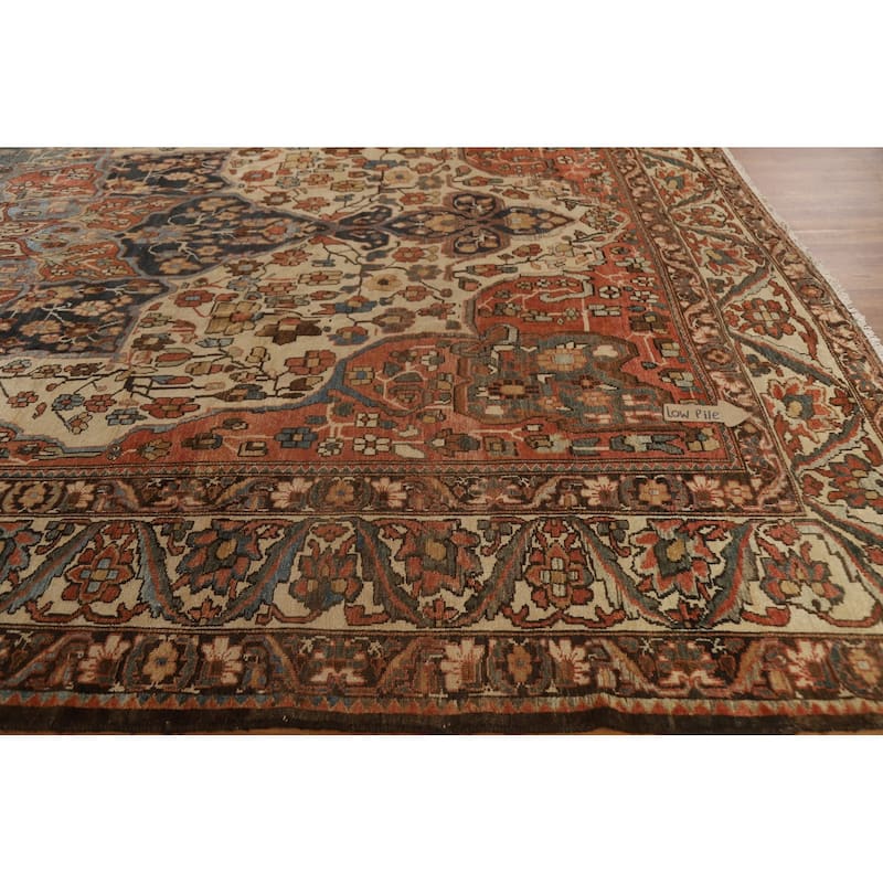 Vegetable Dye Bakhtiari Persian Rug Handmade Wool Carpet - 10'7" x 17'7"
