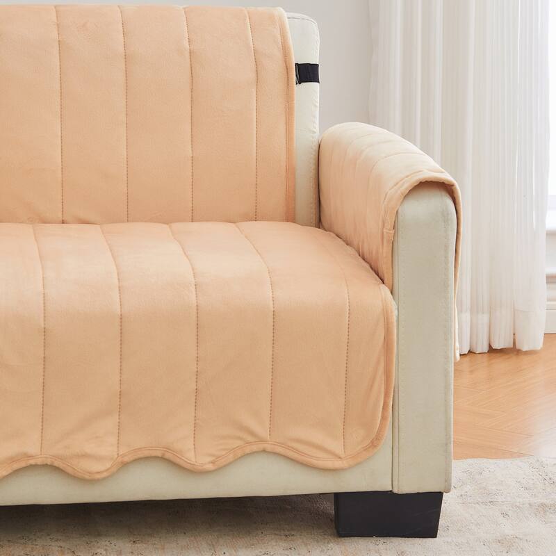 Velvet Recliner Cover Pet Furniture Protector