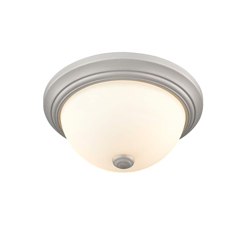 Millennium Lighting Metal 2 Light Flush Mount Ceiling Fixture in Multiple Finishes