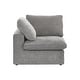 preview thumbnail 5 of 18, Modern Linen Sectional Sofa Commix Down Filled Overstuffed Upholstered Couches for Living Room