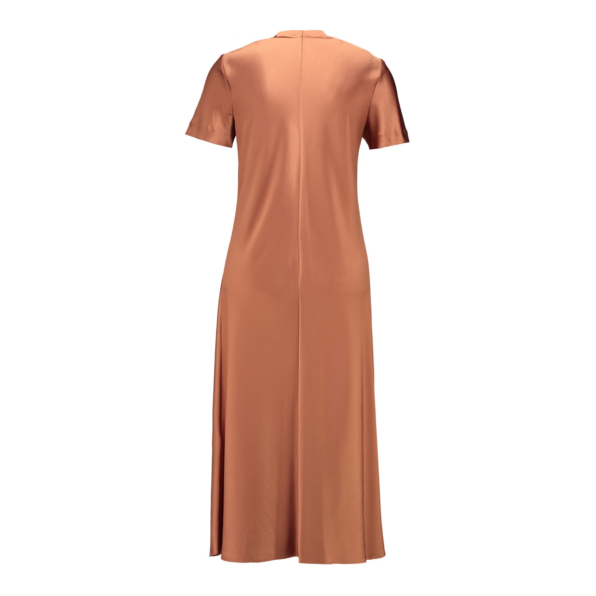 satin button down dress