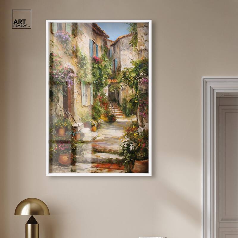 Mediterranean Charm II Shadowbox by Art Remedy