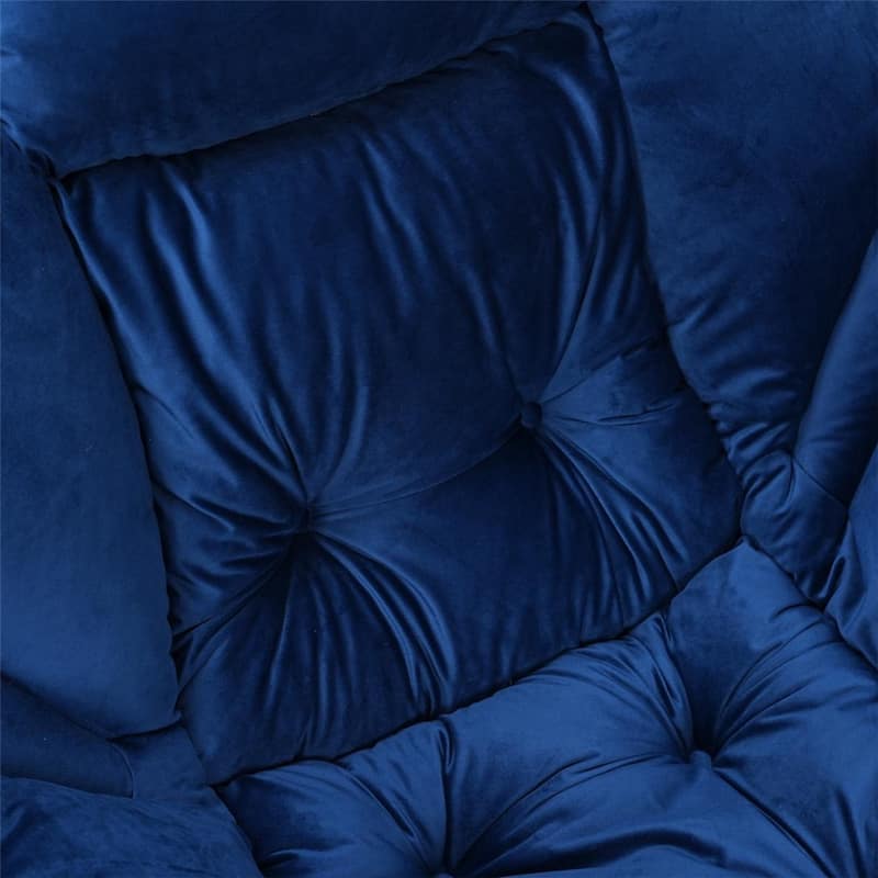 Modern Steel Frame Leisure Sofa Chair with Armrests and A Side Pocket