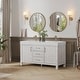 preview thumbnail 41 of 99, Leon 60 in. Double Bathroom Vanity with Composite Stone Top