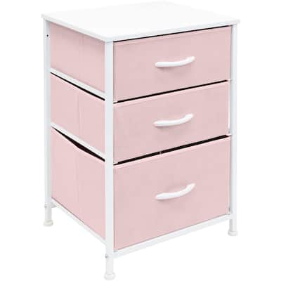 Sorbus 3 Drawer Display Nightstand