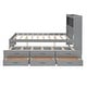 preview thumbnail 26 of 32, Full Platform Bed with Trundle, Drawers & USB Ports - Practical Design