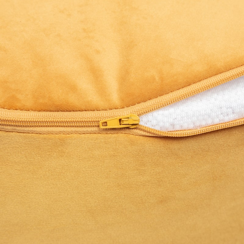 Belgique Velvety Indoor Pouf by Gouchee Home