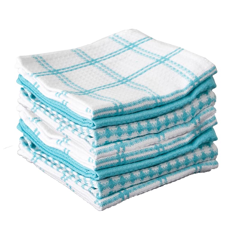 T-fal Flat Waffle Dish Cloth, (Set of 8)